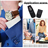 Portable PU Leather & Felt Single Watch Pouch Storage Bags ABAG-WH0248-501A-5