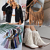 PU Imitation Leather Tassel Ribbon DIY-GF0013-45A-5
