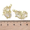 Real 18K Gold Plated Brass Glass Pendants KK-R161-02G-05-3