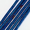 Electroplate Non-magnetic Synthetic Hematite Beads Strands G-J162-C-03-1