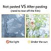 Gorgecraft Waterproof PVC Colored Laser Stained Window Film Adhesive Stickers DIY-WH0256-049-8