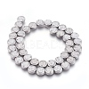 Electroplate Non-magnetic Synthetic Hematite Bead Strands G-I208-10F-B-1