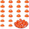 20Pcs Mushroom Silicone Focal Beads JX901G-1
