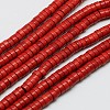 Synthetic Turquoise Beads Strands X-TURQ-G110-6x3mm-01-1