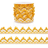 BENECREAT Wavy Edge Polyester Curtain Lace Trim OCOR-BC0005-16C-1