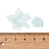 Frosted Transparent Acrylic Beads OACR-U006-03F-3