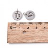 304 Stainless Steel Charms STAS-Q201-T445-6S-4
