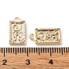 Rack Plating Brass Micro Pave Cubic Zirconia Pendants KK-K333-91G-3