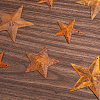 40Pcs 3 Styles Star Rust Iron Big Pendants IFIN-GF0001-13C-6