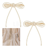 2M Flat Satin Ribbons OCOR-WH0078-86C-1