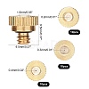 Brass Misting Nozzles Replacement Heads KK-GA0001-03-2