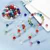 60Pcs 12 Colors Polymer Clay Rhinestone Beads RB-SZ0001-05-4