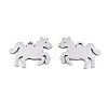 201 Stainless Steel Charms STAS-S081-057-2