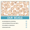 Round Unfinished Wood Beads WOOD-PH0008-10-3