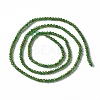 Natural Green Diopside Beads Strands G-A178-B02-2mm-2