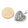 201 Stainless Steel Cable Chain Necklaces NJEW-M050-04B-P-1-5