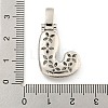 Brass Micro Pave Clear Cubic Zirconia Pendants KK-B099-01P-J-3