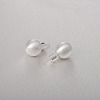 Round Ball Drawbench Brass Ear False Plugs for Women LS-EJEW-G391-24C-S-1
