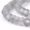 Electroplate Glass Beads Strands X-EGLA-S141-4mm-01D-3