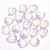 Transparent Spray Painted Glass Pendants LS-GLAA-T016-27A-1