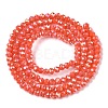 Electroplate Glass Beads Strands EGLA-A044-P2mm-B21-3