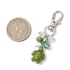 Sea Turtle Synthetic Turquoise Pendants Decoration HJEW-JM03009-02-3