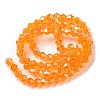Transparent Electroplate Glass Beads Strands EGLA-A039-T3mm-A23-2