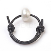 Cowhide Leather Cord Jewelry Sets SJEW-JS00979-8