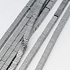 Electroplate Non-magnetic Synthetic Hematite Heishi Beads Strands G-J171B-3x3mm-02-1