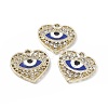 Alloy Crystal Rhinestone Pendants FIND-C019-20LG-4