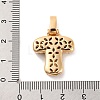 Brass Micro Pave Cubic Zirconia Pendants KK-C076-29T-G01-3
