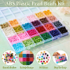 ABS Plastic Beads KY-TAC0013-03-14