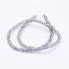 Electroplate Glass Beads Strands EGLA-D020-3x2mm-73-2