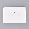 Fold Over Cardboard Paper Jewelry Display Cards for Necklace Storage CDIS-N004-15-2