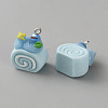 Opaque Resin Pendants RESI-CJC0028-05P-04-2
