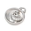 12 Constellations 304 Stainless Steel Pendants STAS-F354-01P-05-2