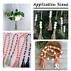 Beadthoven 12Pcs 12 Style Jute Tassel Pendants FIND-BT0001-19-20