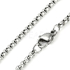 201 Stainless Steel Crystal Rhinestone Religion Virgin Mary Oval Pendant Box Chain Necklaces NJEW-D089-04P-3