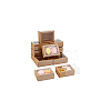 Foldable Paper Drawer Boxes with Clear Plastic Cover CON-WH0095-68B-01-8