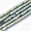 Electroplate Non-magnetic Synthetic Hematite Beads Strands G-L489-D06-1