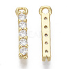 Brass Micro Pave Cubic Zirconia Charms KK-T060-05-I-G-NF-3