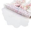 10Pcs 10 Styles Flower Tree Waterproof PET Stickers DIY-G121-03F-4