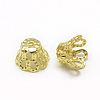 Plated Iron Bell Filigree Bead Caps X-IFIN-S696-45G-2