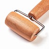 Double Head Wooden Roller TOOL-WH0047-04-3