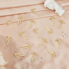 30Pcs Alloy Pendants FIND-FH0010-03G-4