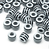 Opaque Stripe Resin Beads X1-RESI-S344-12-1