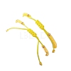 2Pcs Natural Red Aventurine & Glass Seed Beads Braided Bead Bracelets for Women BJEW-MZ00247-01-5