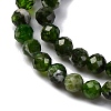 Natural Diopside Beads Strands X-G-G188-B14-02-4