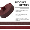 Flat Imitation Leather Cord OCOR-WH0086-69C-02-5