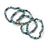 Natural Turquoise Bead Stretch Bracelets BJEW-K213-64-1